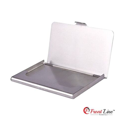 Chrome Matte Finish Metal card holder