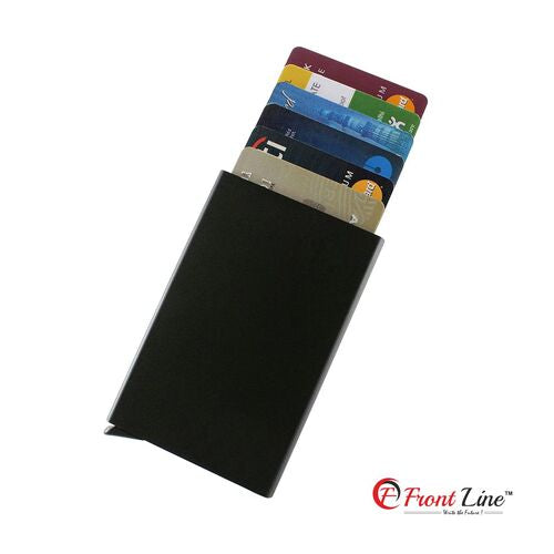 Metal RFID Protected Pop Up Credit Debit Card Holder