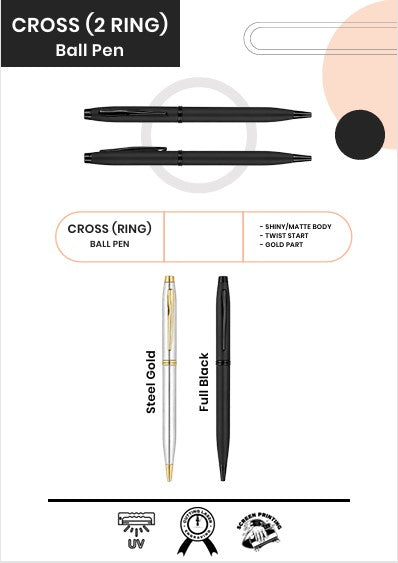 CROSS 2 RING BALL PENS