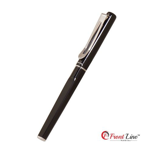Front line RUBBY GLOSSY BLACK ROLLER BALL PEN 238 RB PW - 19