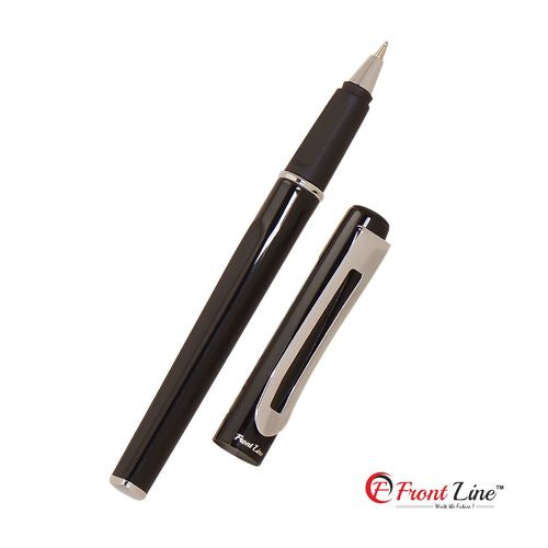 Front line RUBBY GLOSSY BLACK ROLLER BALL PEN 238 RB PW - 19