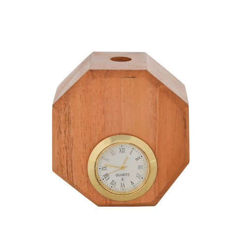 Front line  WOODEN TABEL TOP WITH CLOCK PW - 263