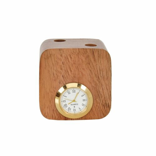 Front line  WOODEN TABEL TOP WITH CLOCK PW- 264