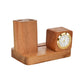 Front line  WOODEN TABEL TOP WITH CLOCK PW - 267