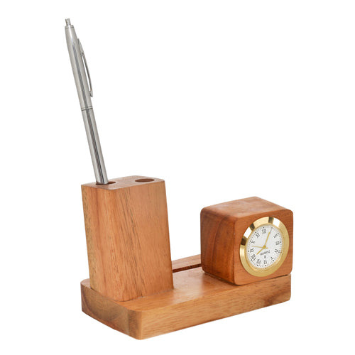 Front line  WOODEN TABEL TOP WITH CLOCK PW - 267